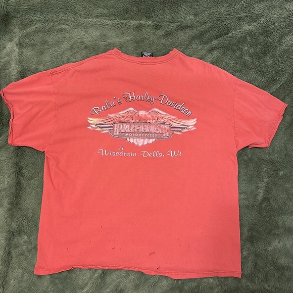 Distressed Harley-Davidson t shirt - Picture 2 of 3